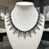 Beads necklace - Black