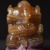 Natural Yellow Quartz Ganesh Statue