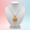 Pendent chain - Quartz yellow