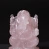 Handcrafted Rose Quartz Ganesh Idol