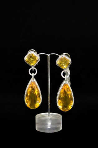 Yellow Stone Earings